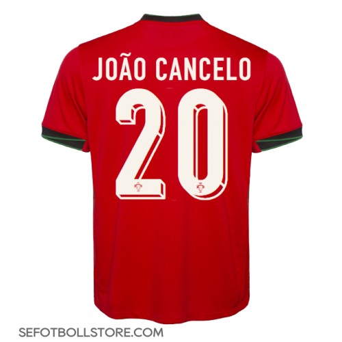 Portugal Joao Cancelo #20 Replika Hemmatröja EM 2024 Kortärmad